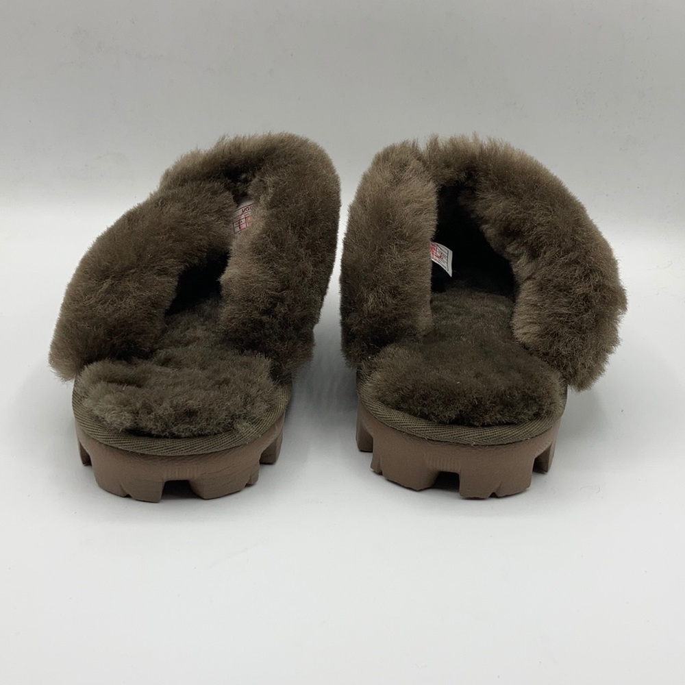 UGG Coquette Eucalyptus Spray Wool Suede Slipper - Picture 3 of 7